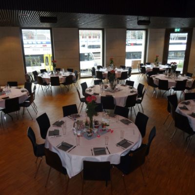 Auditorium Bankett Hochzeit im gate27 in Winterthur