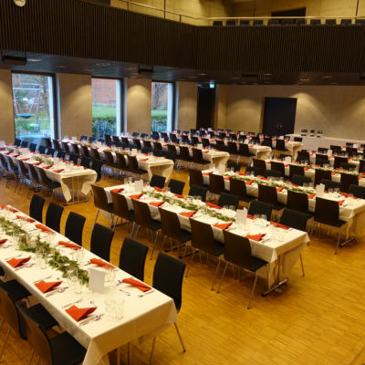 Auditorium Bankett Weihnachtsessen im gate27 in Winterthur